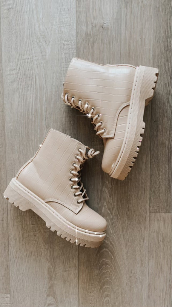 Zane Boots - Nude