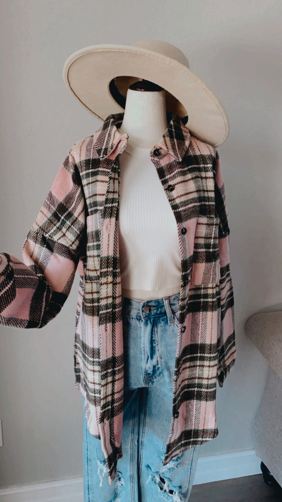Tracie Flannel Shacket