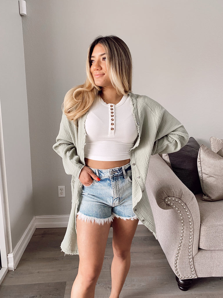 Hell Or High Water Denim Shorts