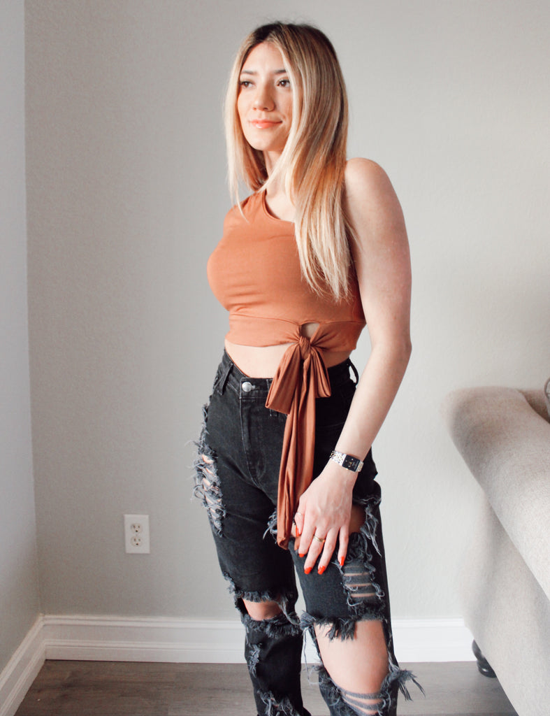 Kali Crop Long Sleeve - Hazel