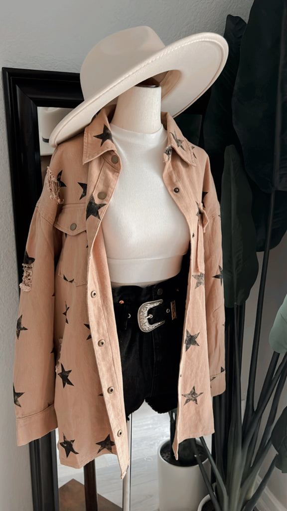 Lucky Stars Jacket - Camel