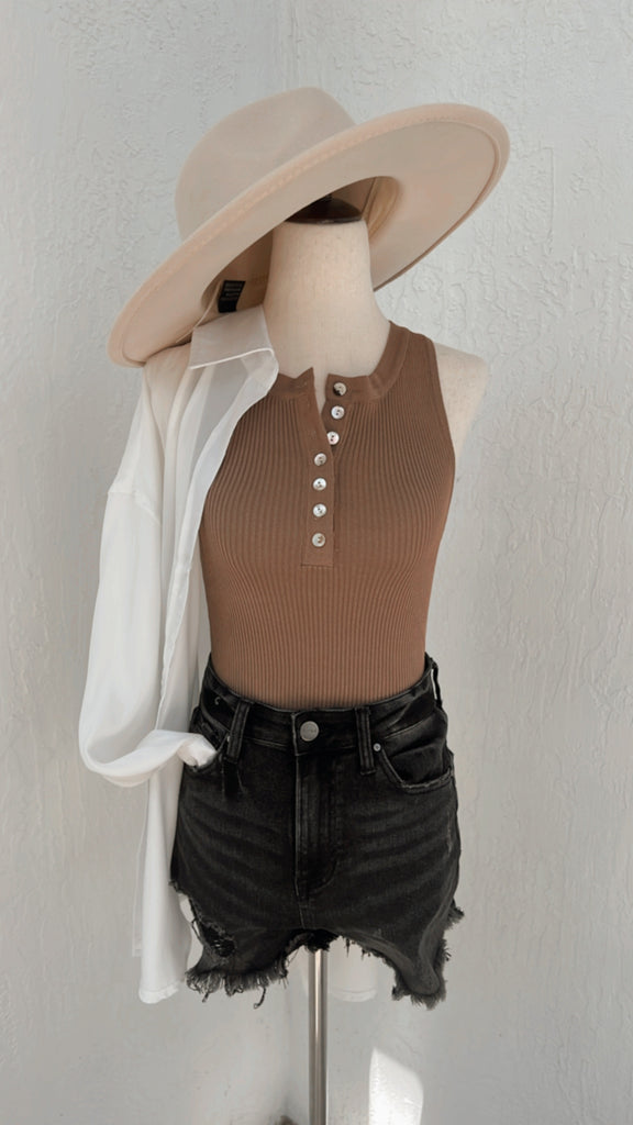 Spencer Tank - Chocolate