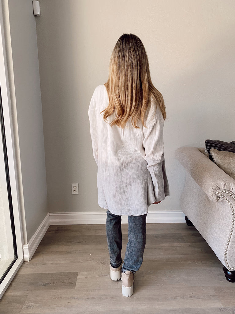 Zoey Button Up