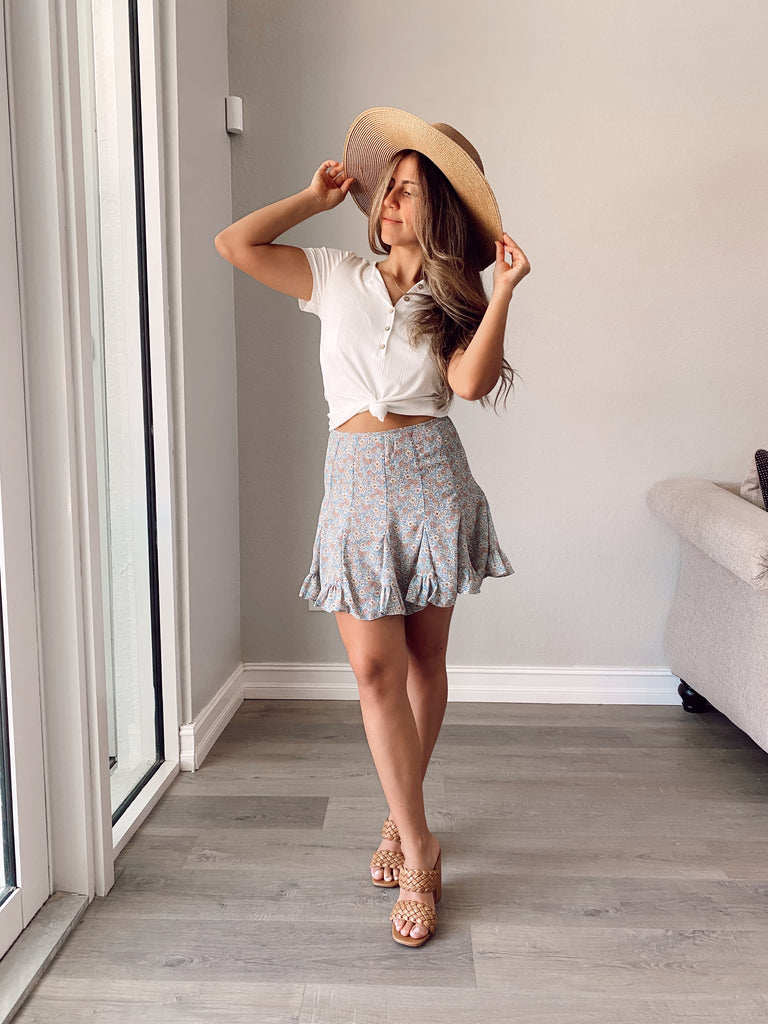 Ditsy Floral Skirt