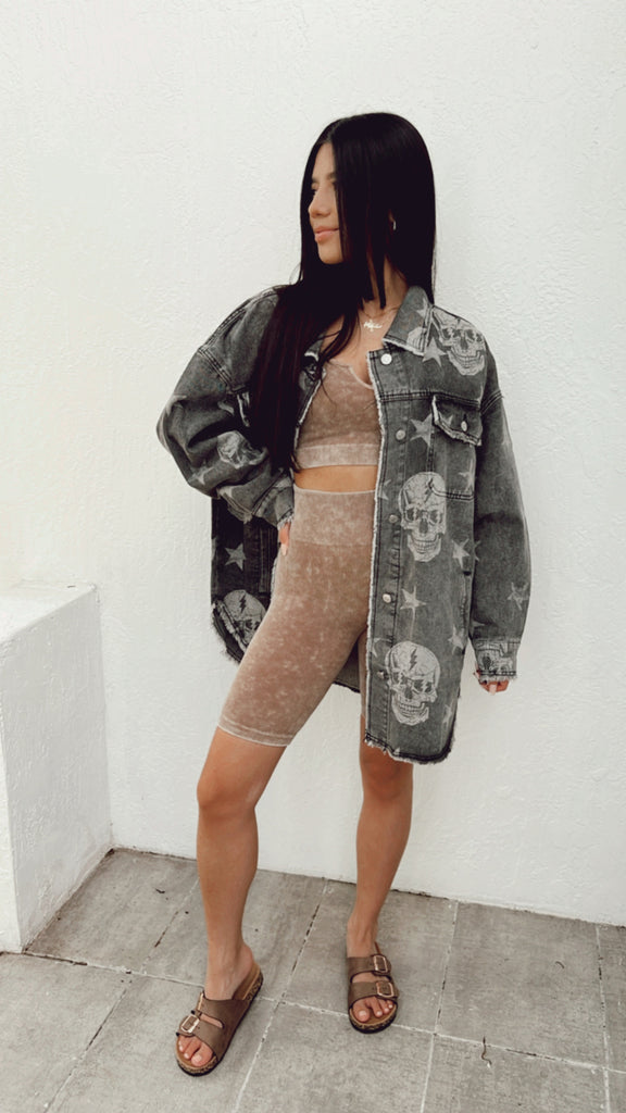 She's A Rebel Denim Jacket