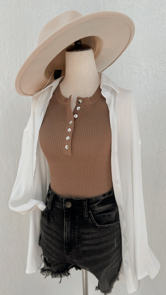 Spencer Tank - Chocolate