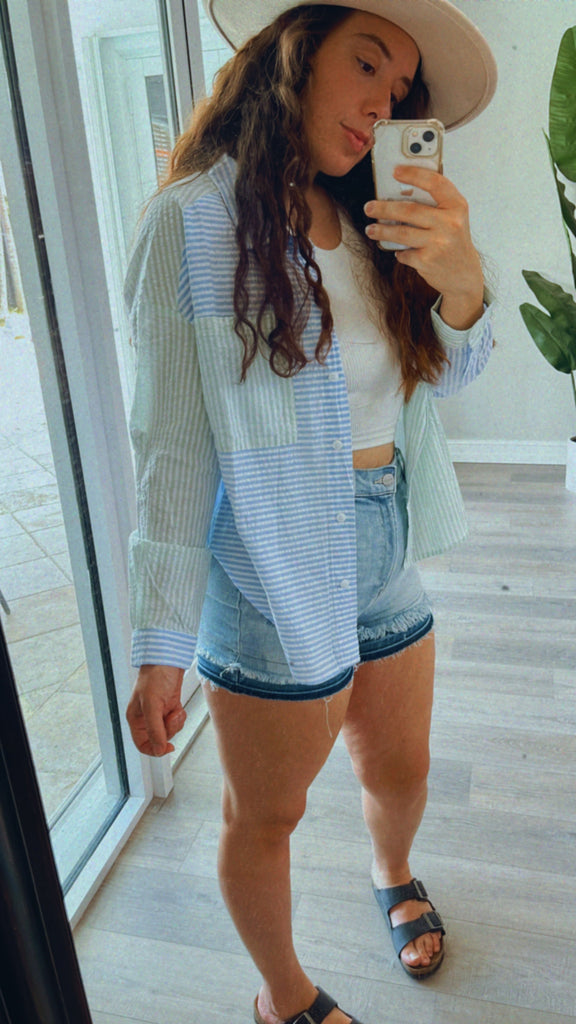 Mackenzie button up Top