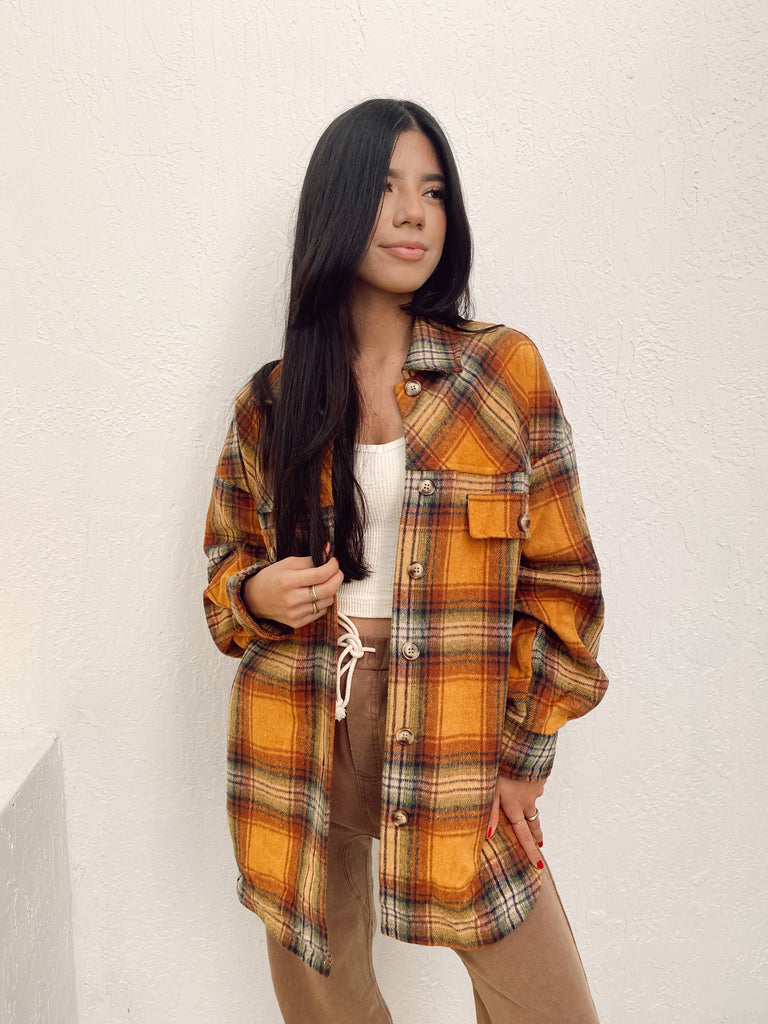 Redwoods Flannel Shacket
