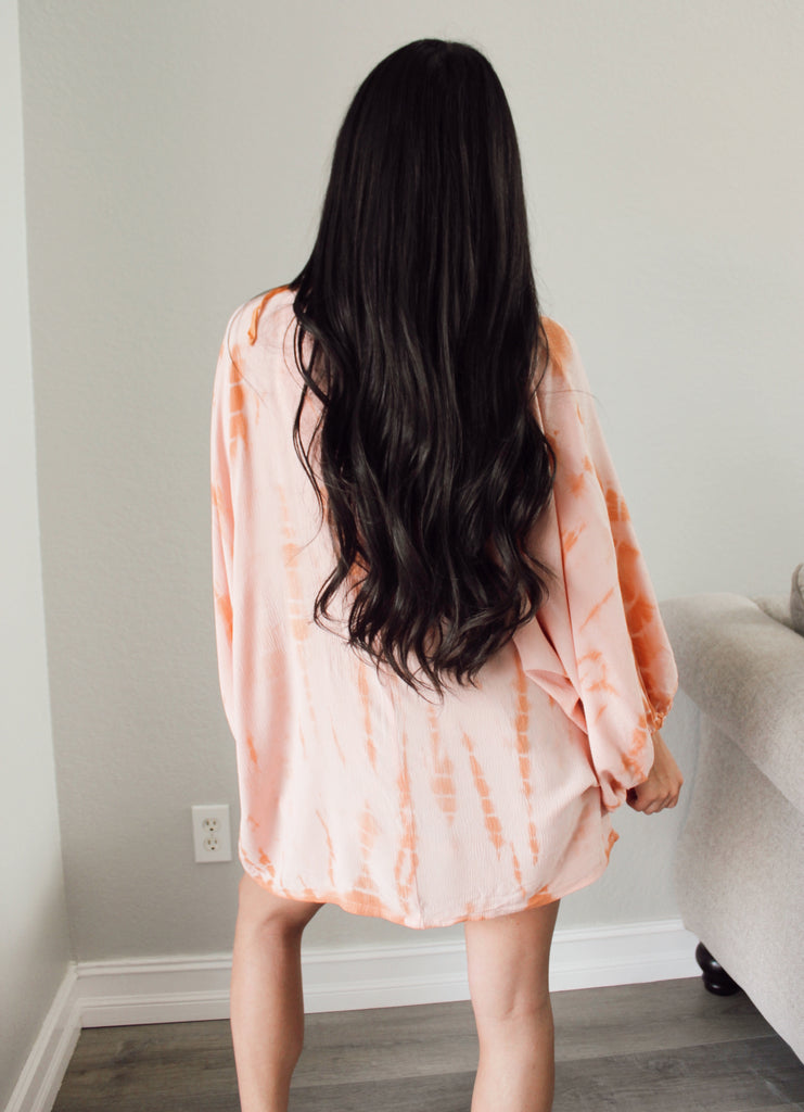 Lost In A Daydream Kimono - Peach