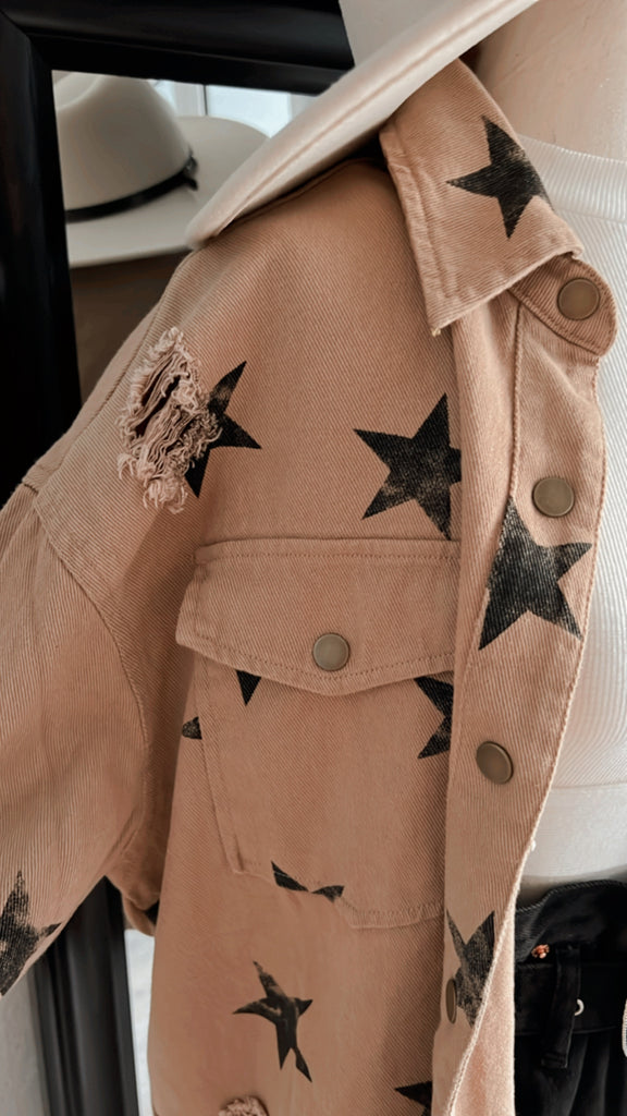 Lucky Stars Jacket - Camel
