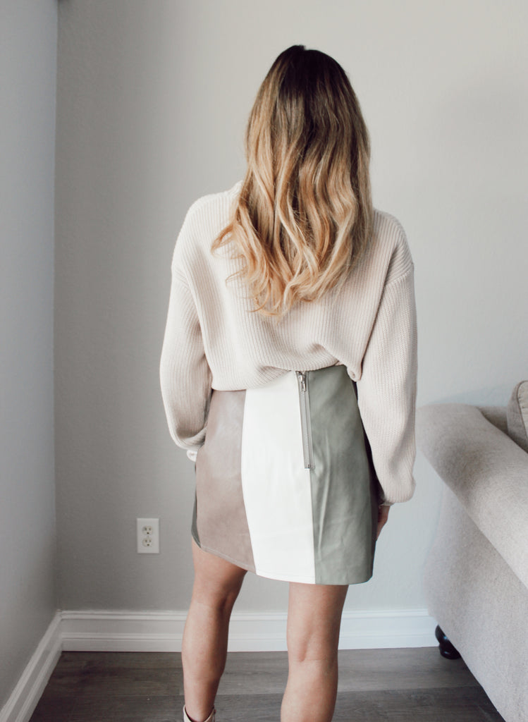 Marianna Leather Skirt