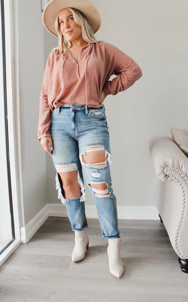 Kira Boyfriend Denim