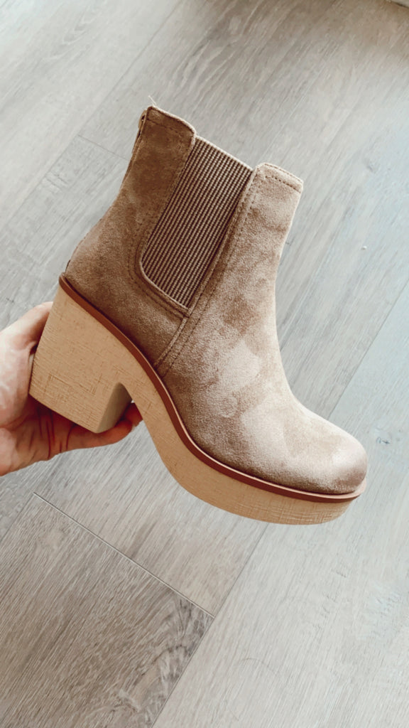 Willow Booties - TAUPE
