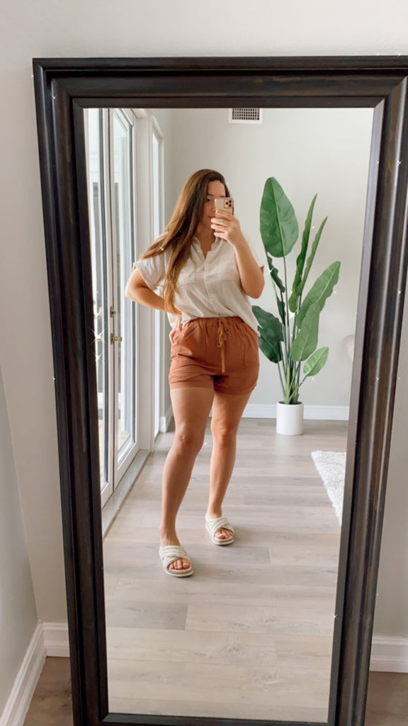 Presley Button Up Top