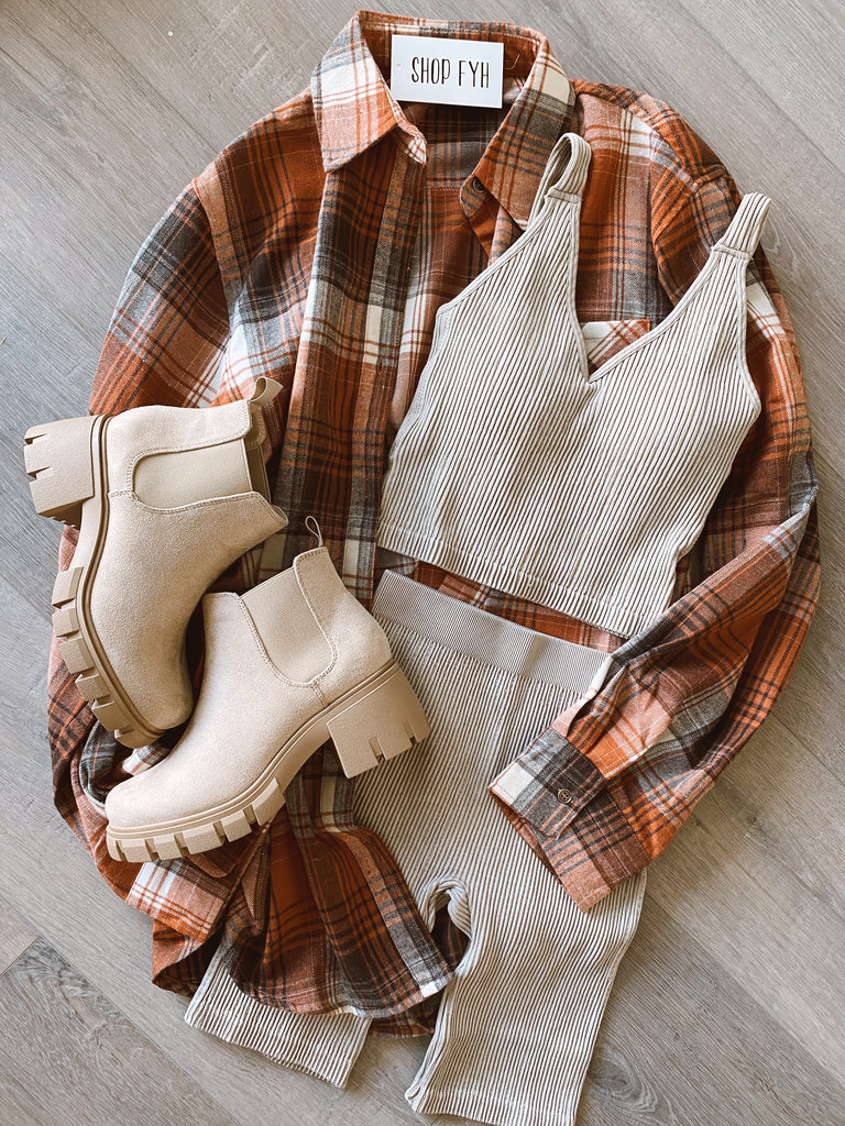 Pumpkin Spice Flannel