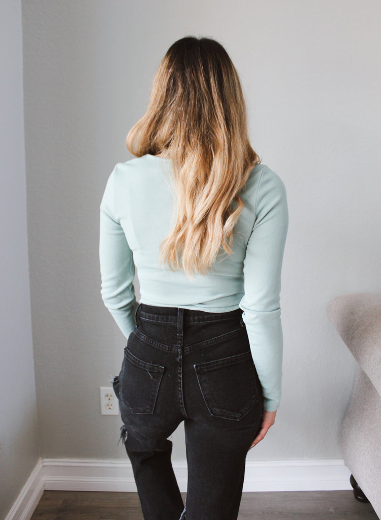 Still Here Long Sleeve - Sage