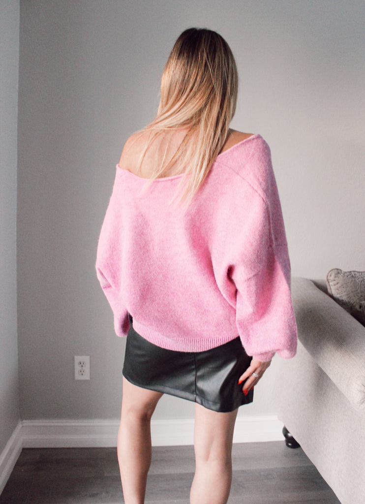 Gloria Faux Leather Skirt