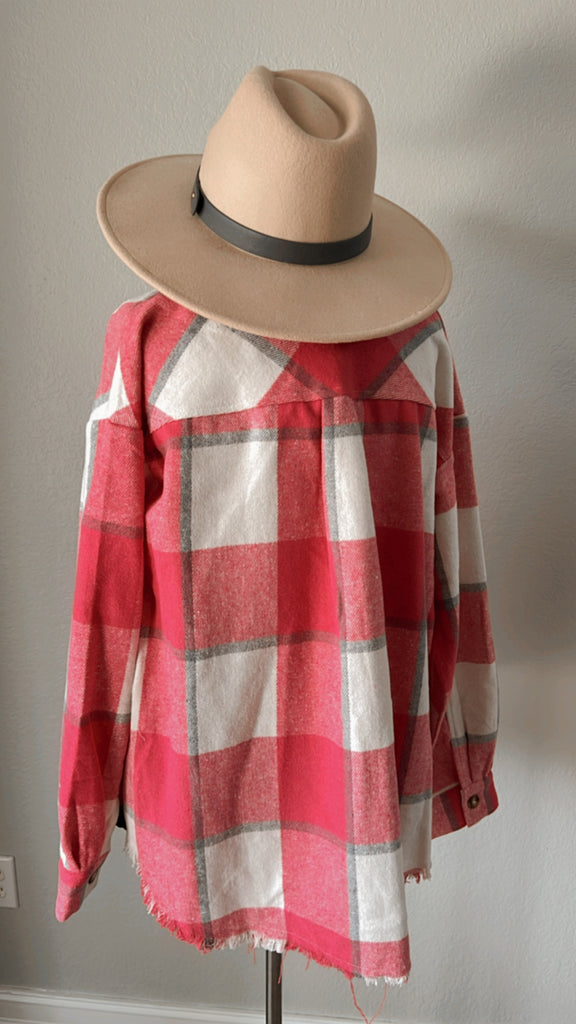 Happy Days Flannel Shacket