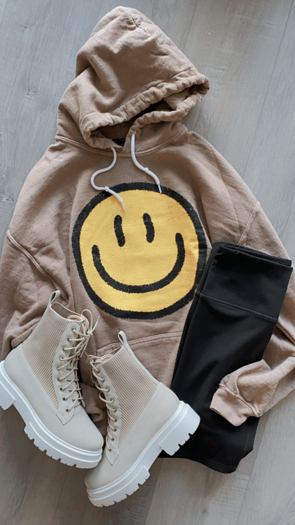 Smiley Oversized Hoodie