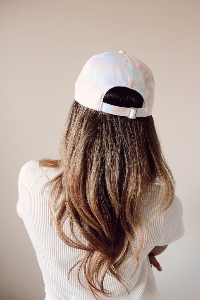 Tie Dye Hat - Nude