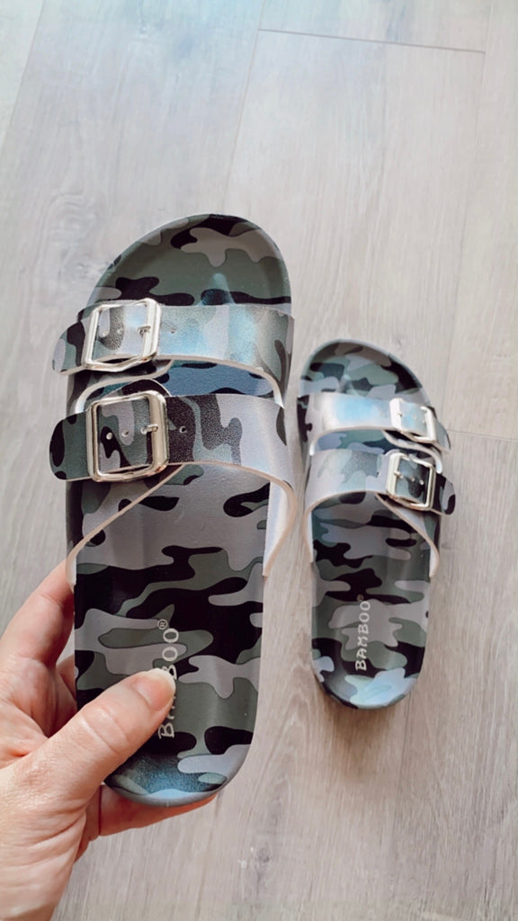 Jovi Camo Sandals