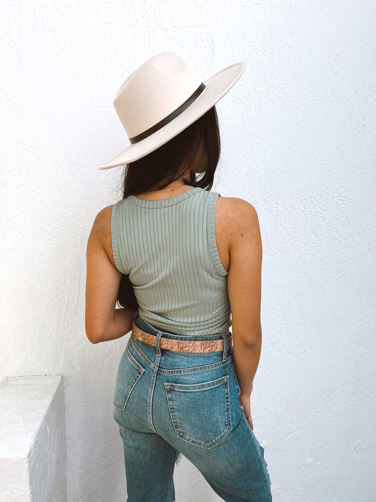 Valencia Tank - Sage