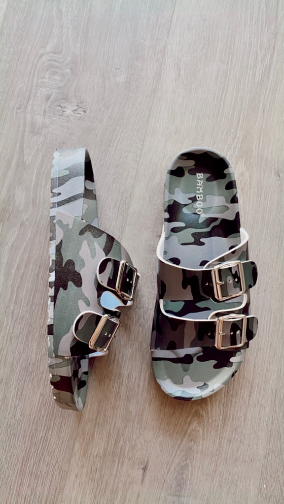Jovi Camo Sandals
