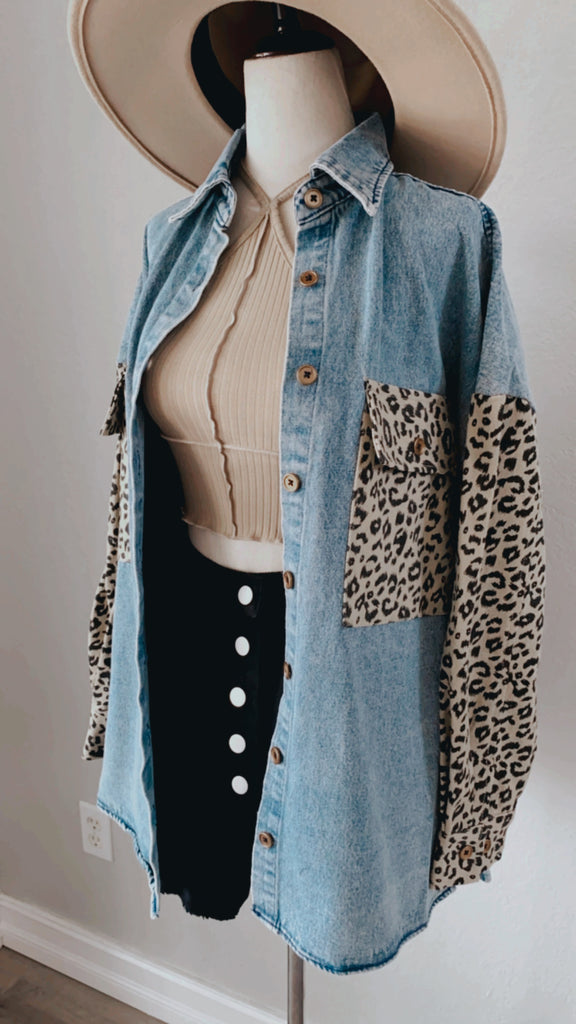 Talia Leopard Jacket