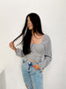 Lyssa Crop Long Sleeve Top