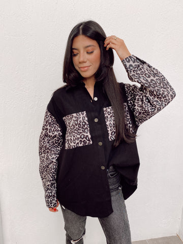 Milla Leopard Oversized Pullover