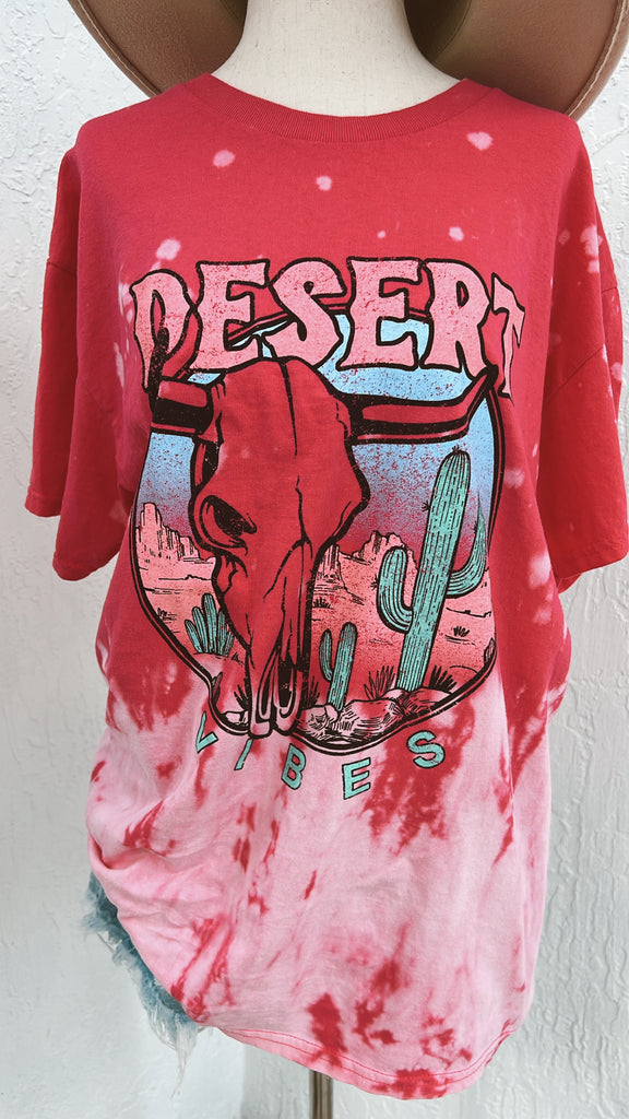 Desert Vibes Bleached Tee