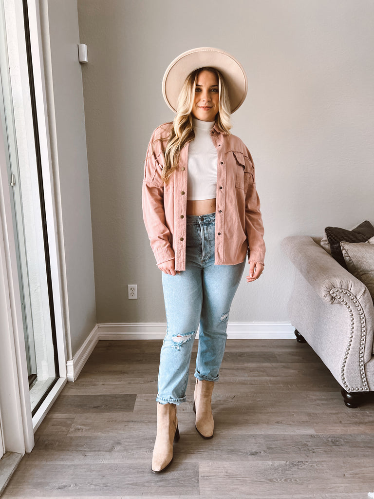 Rock & Roll Jacket - ROSE
