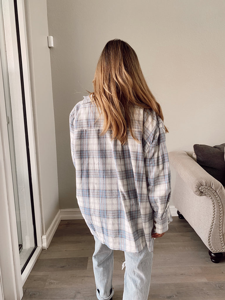 Rayla Flannel - BLUE
