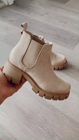 Willow Booties - TAUPE