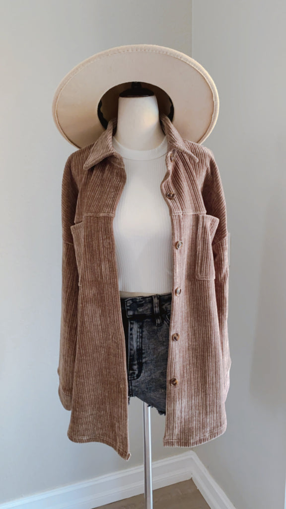 Chai Latte Shacket