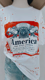 America Tee - Splatter