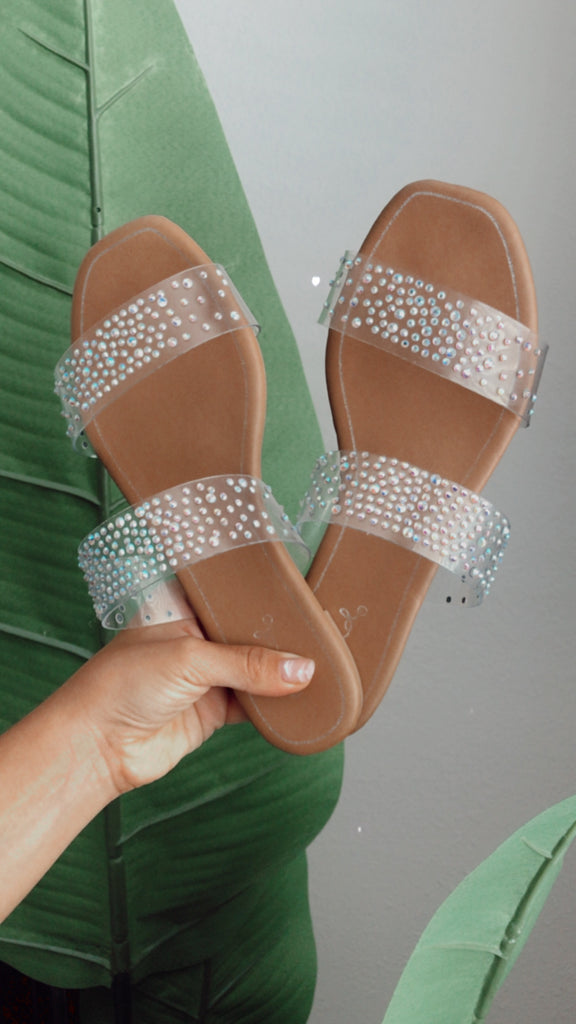 Crystal Clear Sandals