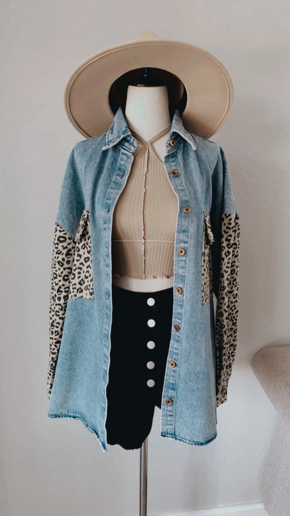 Talia Leopard Jacket