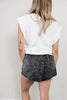 She's a Star Shorts - CHARCOAL