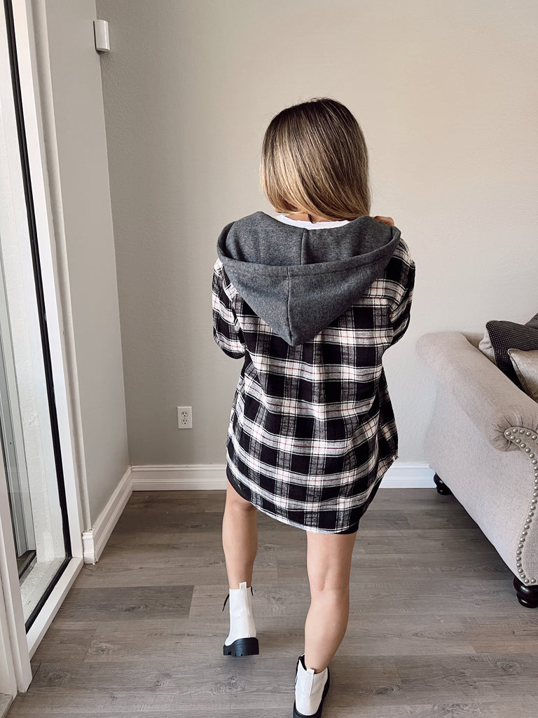 Tommy Flannel Hoodie